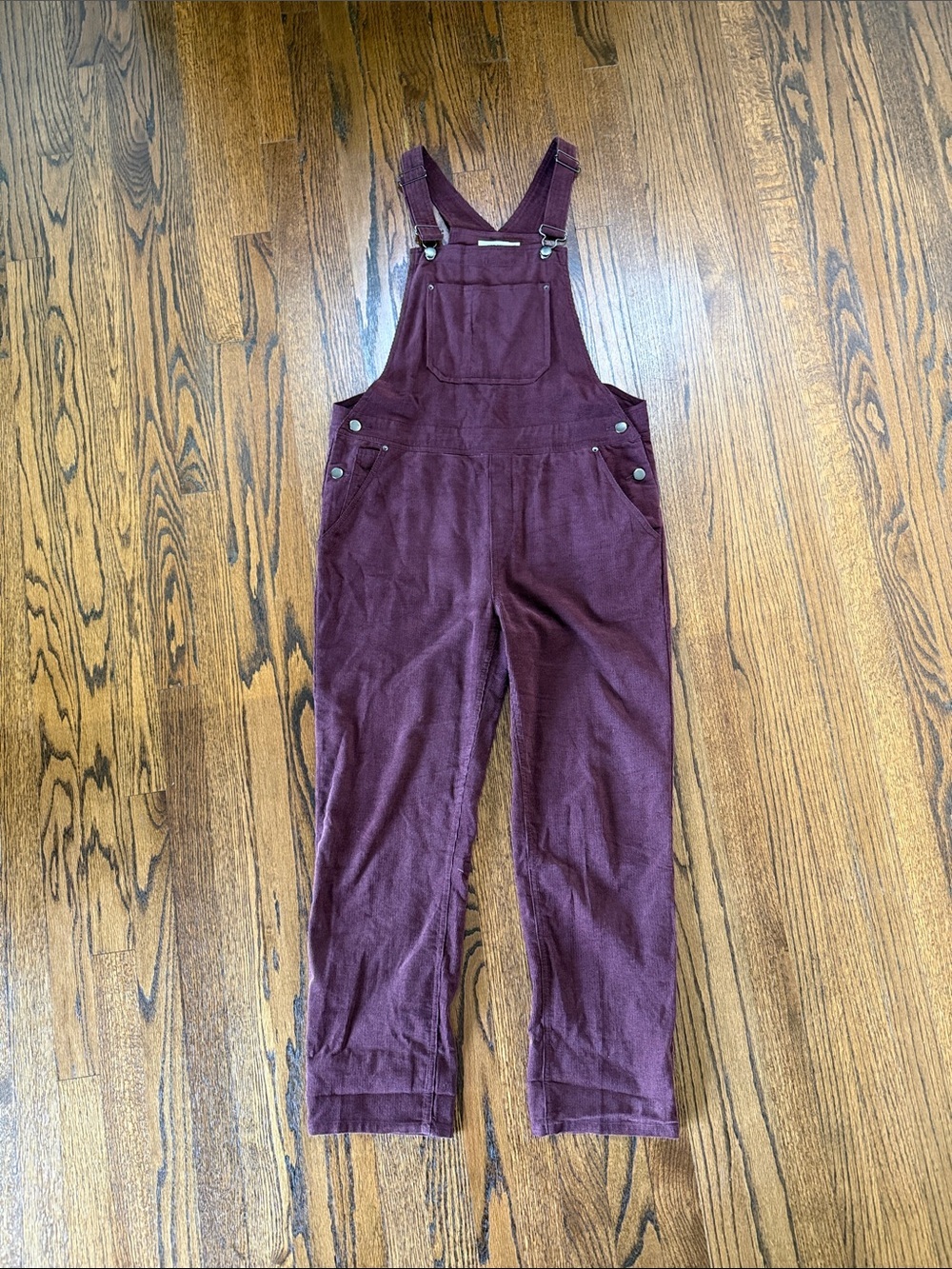Mod Ref Women’s Large Purple Corduroy Overall Jumpsuit